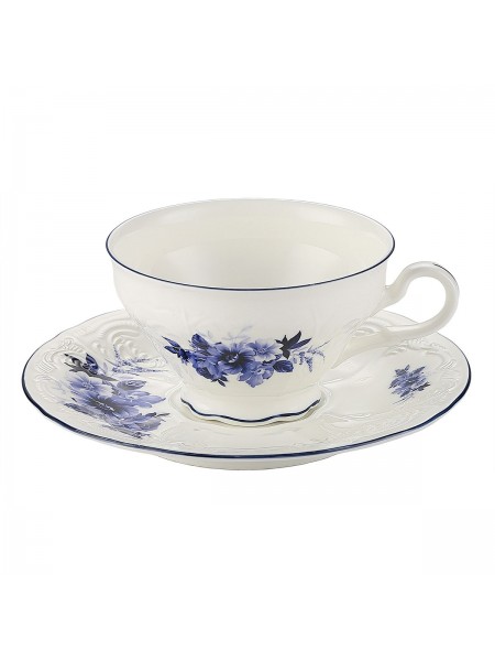 Чайная пара 220 мл, Blue Flower, Proff Cuisine. (81222038)