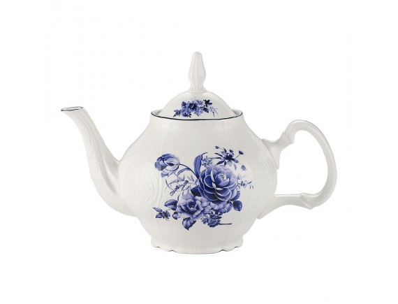 Чайник с крышкой 1200 мл, Blue Flower, Proff Cuisine. (81222047)