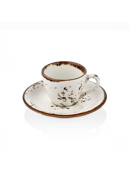 Кофейная пара Elegance 75мл, фарфор, By Bone. (81229224)