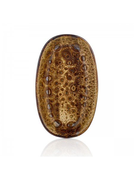 Блюдо овальное 19 см фарфор, серия Cowry Yellow, By Bone. (81229369)