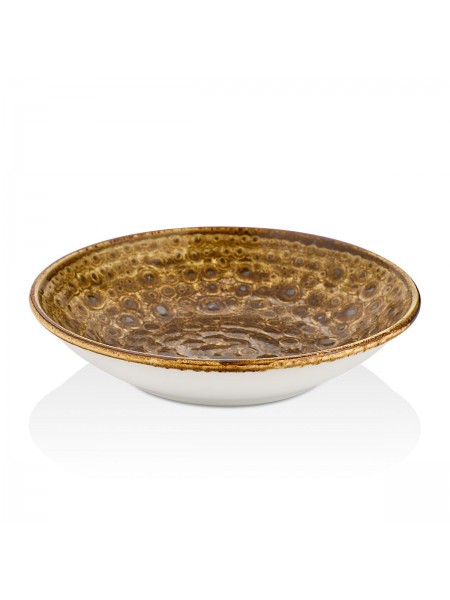 Тарелка глубокая,салатник d=25см, 1300 мл, фарфор, серия Cowry Yellow, By Bone. (81229373)