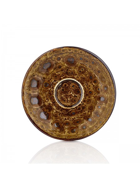 Блюдце d=12 cм, (для чашки 81229385) фарфор, серия Cowry Yellow, By Bone. (81229387)