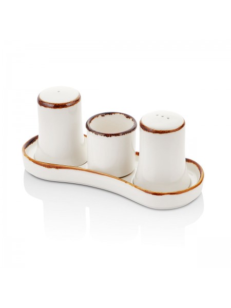 Набор для специй, 4 предмета фарфор, серия Legna, By Bone. (81229403)