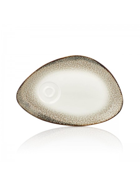 Блюдце для чайной чашки 25*17 cм, фарфор, серия Tinta Spazio, By Bone. (81229457)