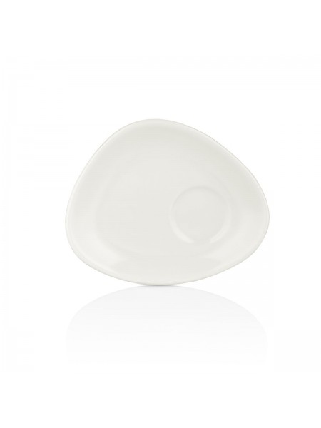 Блюдце кофейное 14*11 см,(для чашки 81229538) фарфор, серия Arel, By Bone. (81229541)