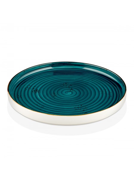 Тарелка круглая c бортом d=23 cм, фарфор, серия TROPIKAL, By Bone. (81229660)