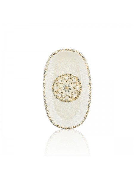 Блюдо овальное l=29 cм, фарфор, серия TESSERA, By Bone. (81229726)
