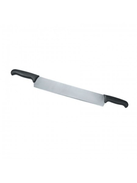 Двуручный профессиональный нож для резки твердого сыра, 2 ручки, 36 см, 