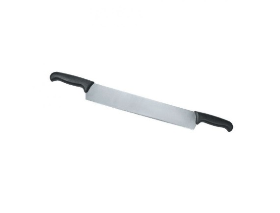 Двуручный профессиональный нож для резки твердого сыра, 2 ручки, 36 см, 