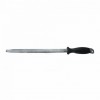 Мусат овальный профессиональный для заточки ножей, стальной, 30 см, черная пластиковая ручка, Proff Cuisine. (81240075)