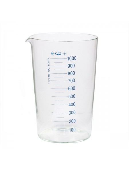 Мензурка 1000 мл, ГОСТ-1770-74, стеклянная, МиниМед. (81253328)