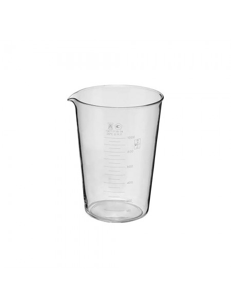 Мензурка 1000 мл, ГОСТ-1770-74, стеклянная, Химлабприбор. (81269900)