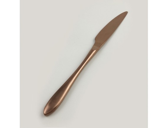 Нож столовый, покрытие PVD, цвет матовая медь, серия Alessi-Copper, Proff Cuisine. (81280005)