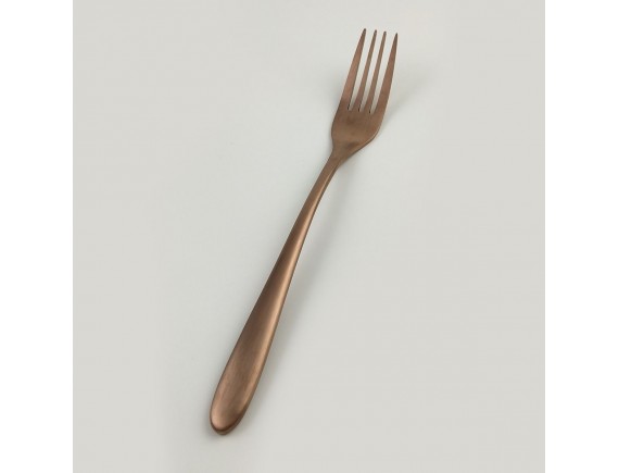 Вилка столовая, покрытие PVD, цвет матовая медь, серия Alessi-Copper, Proff Cuisine. (81280006)
