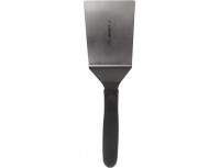 Лопатка кухонная, металлическая, рабочая поверхность 11х8.5см, L=28см, пластиковая ручка, Giesser. (8232 11,5)