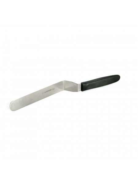 Лопатка поварская, угловая, нержавеющая сталь, рабочая поверхность 17х3,5 см, L-32 см, с пластиковой ручкой, Giesser. (8235 21)