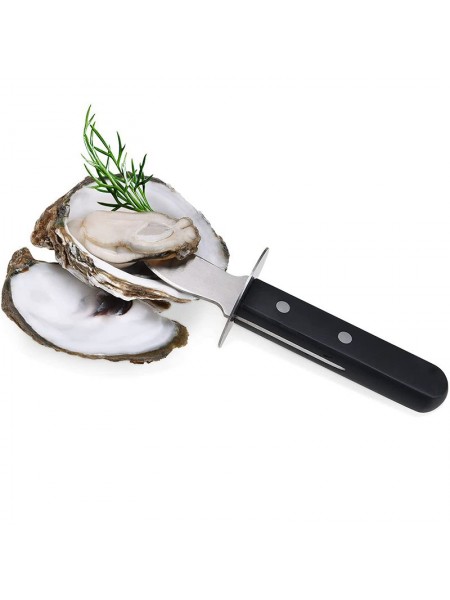 Профессиональный нож для открытия устриц с гардой, нержавеющая сталь, Giesser. (8247)