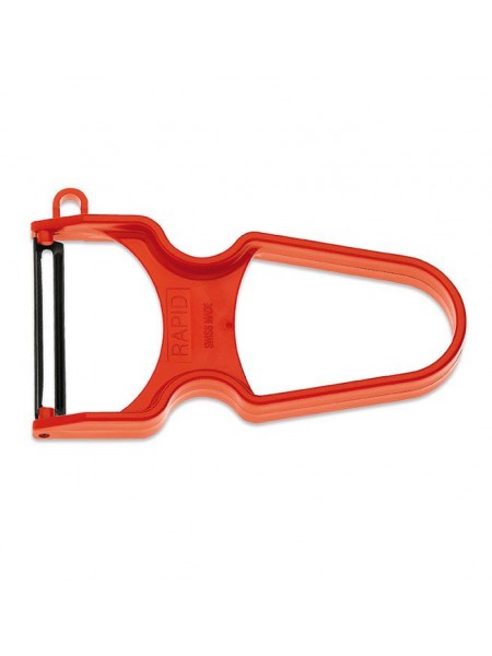 Пиллер для чистки овощей и фруктов, красный, Giesser. (8249 rap r)