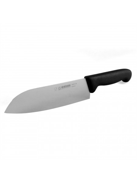 Нож поварской профессиональный для японской кухни Сантоку, 18 см, ручка TPE, Giesser. (8269 k 18)