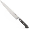 Профессиональный кованный узкий поварской шеф нож Classic, 20 см, черная ручка POM, Giesser. (8270 20)