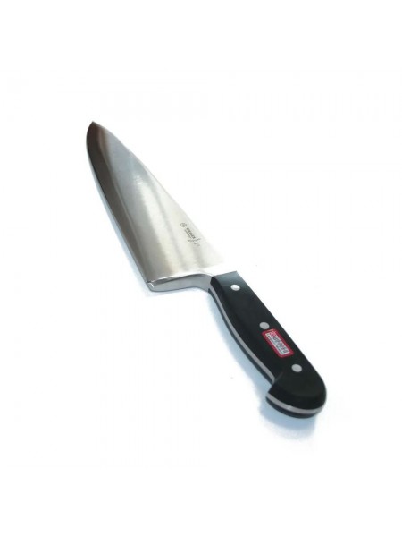 Профессиональный кованый поварской нож-рубак Classic, 25 см, черная ручка POM, Giesser. (8284 25)