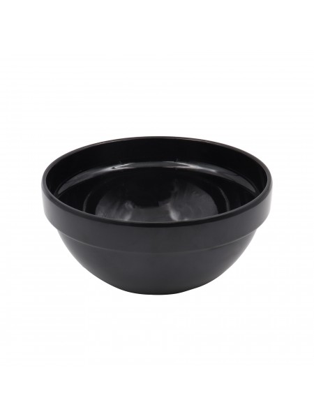 Салатник 14х6 см, 0,5 л, для выкладки продуктов на витрине, цвет черный, APS. (83701)