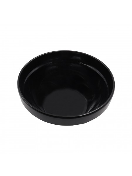Салатник 14х6 см, 0,5 л, для выкладки продуктов на витрине, цвет черный, APS. (83701)