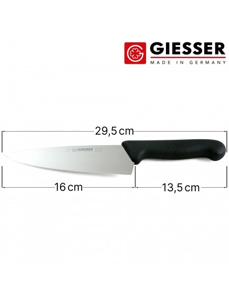 Профессиональный поварской шеф нож, 16см, ручка TPE, Giesser. (8455 16)