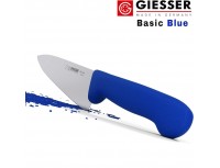 Профессиональный поварской шеф нож, 20 см, ручка TPE синяя, Giesser. (8455 20 b)