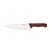 Профессиональный поварской шеф нож, 20 см, ручка TPE коричневая, Giesser. (8455 20 br)