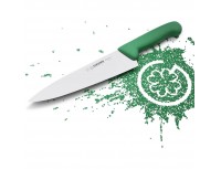 Профессиональный поварской шеф нож, 20 см, ручка TPE зеленая, Giesser. (8455 20 gr)