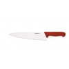 Профессиональный поварской шеф нож, 26 см, ручка TPE красная, Giesser. (8455 26 r)