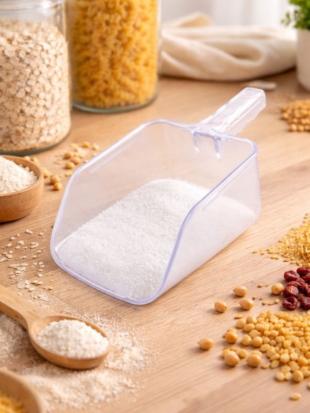 Совок для сыпучих продуктов 0,96 л, поликарбонат, прозрачный, Welshine. (8605C)