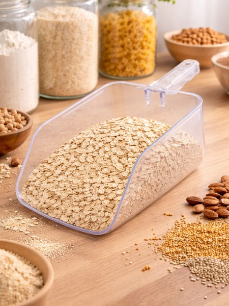 Совок для сыпучих продуктов 1,92 л, поликарбонат, прозрачный, Welshine. (8606C)