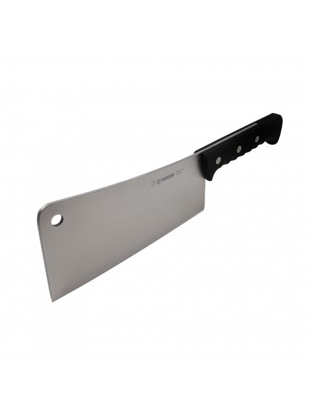 Профессиональный мясной топор для рубки мяса и костей, 25 см, нержавеющая сталь, ручка POM, Giesser. (886655 sp 25)