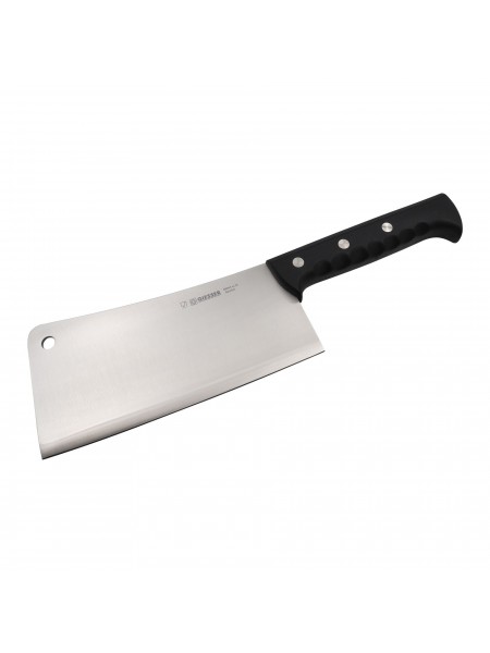Профессиональный мясной топор для рубки мяса и костей, 25 см, нержавеющая сталь, ручка POM, Giesser. (886655 sp 25)