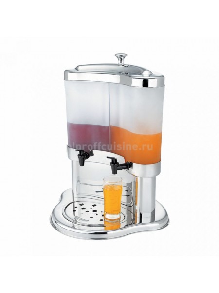 Диспенсер сервировочный для соков, молока и т.д. (2 колбы по 5 л), Proff Cuisine. (90001051)