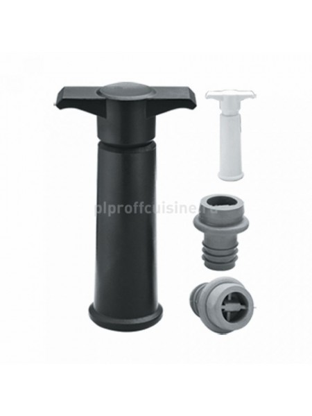 Барная помпа вакуумная для вина, 2 пробки в комплекте, Proff Cuisine. (90001125)