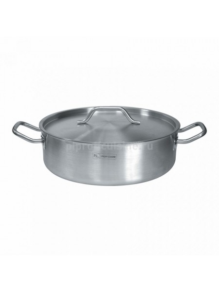 Кастрюля с крышкой 8 л, нержавеющая сталь, индукция 18/8 (32*10 см), Proff Cuisine. (91000004)