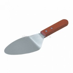 Лопатка кухонная металлическая «Proff Chef Line» с деревянной ручкой овал, L=11.5, Proff Cuisine. (92001061)