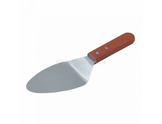 Лопатка кухонная металлическая «Proff Chef Line» с деревянной ручкой овал, L=11.5, Proff Cuisine. (92001061)