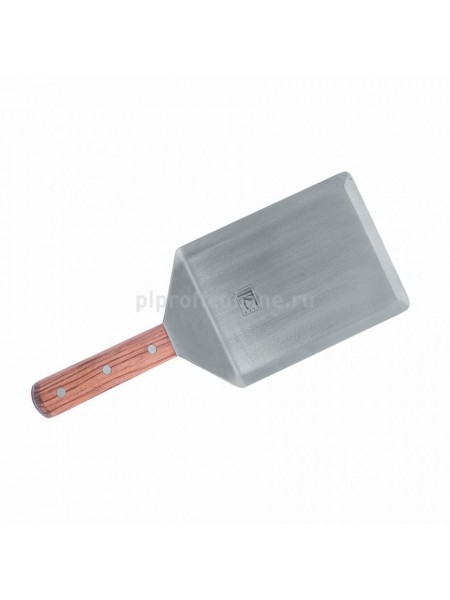 Лопатка кухонная металлическая «Proff Chef Line» с деревянной ручкой, L=16х12.5см, Proff Cuisine. (92001308)