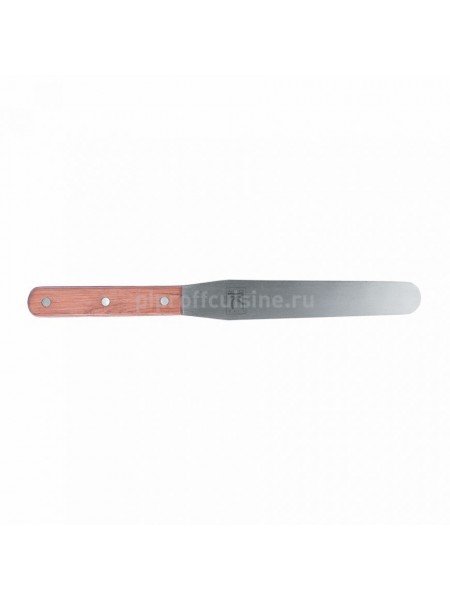 Нож-лопатка кондитерская, металлическая с деревянной ручкой, L=10 см, Proff Cuisine. (92001325)