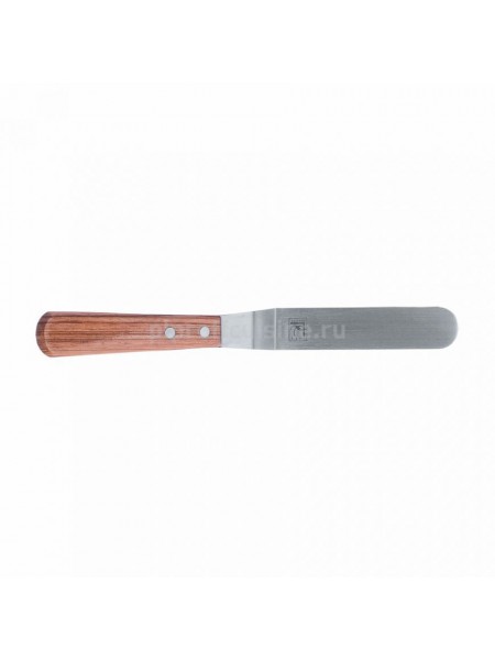 Нож-лопатка кондитерская, металлическая с деревянной ручкой, L=10 см, Proff Cuisine. (92001332) (92001332)