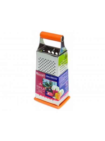 Терка для овощей 4х сторонняя, 23 см, нержавеющая сталь, Regent Inox. (93-AC-GR-22)