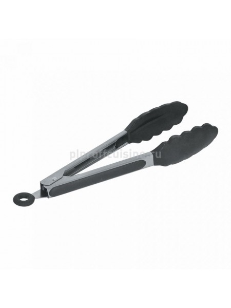Щипцы кухонные металлические универсальные, с силиконовыми захватами, L=40 cм, Proff Cuisine. (93000013)