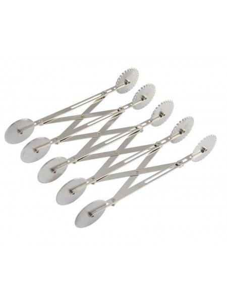 Нож роликовый двухсторонний для резки теста раздвижной, 10 лезвий, нержавеющая сталь, Proff Cuisine. (94001017)