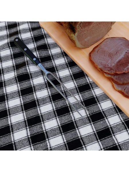 Вилка поварская для мяса транжирная, L зубцов 15 см, L общая 29,5 см, клепанная усоверш.ручка, Giesser. (9410 p 18)