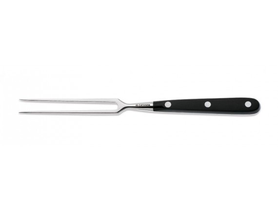 Вилка поварская для мяса транжирная, 13 см, клепанная усоверш.ручка, Giesser. (9420 p 13)