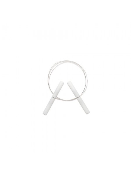 Струна для резки сыра, 120 см, нержавеющая сталь, с 2 пластиковыми ручками, Giesser. (9493)